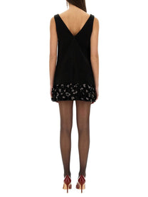 SELF-PORTRAIT - Self Portrait 3 D Sequined Crepe Mini Dress - Woman-&gt;Clothing-&gt;Dresses