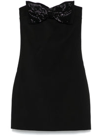 Self-Portrait - Self-Portrait crepe bandeau mini dress - Dresses
