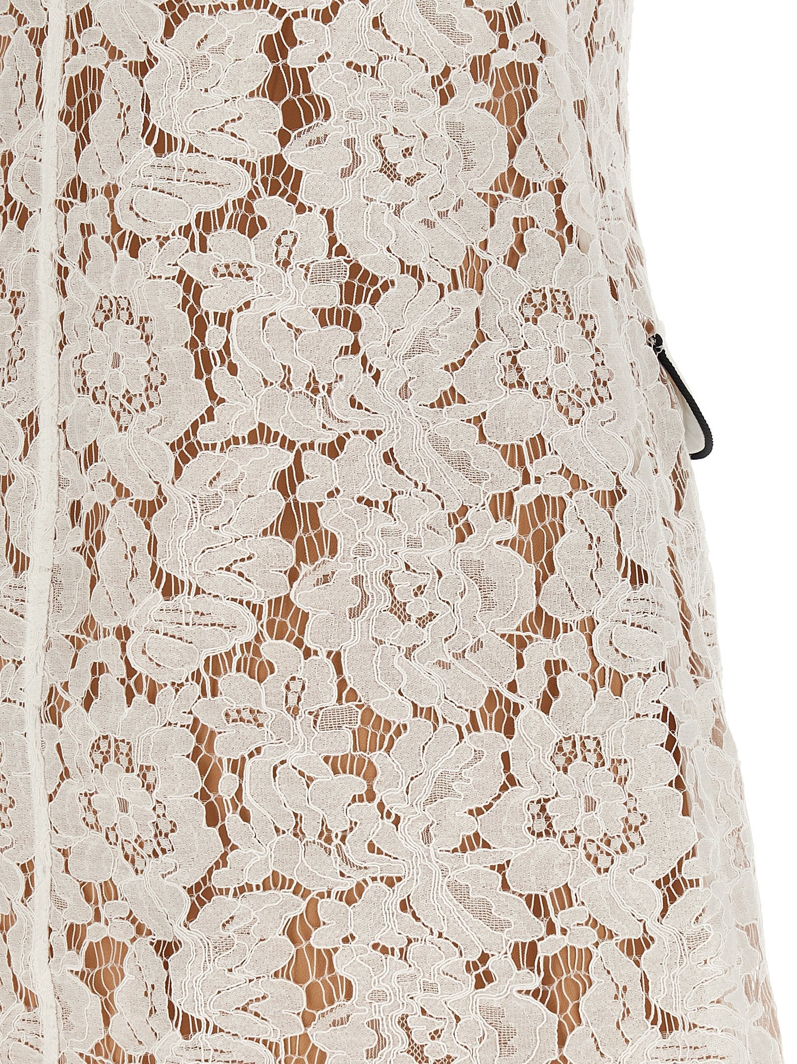 SELF PORTRAIT - SELF PORTRAIT - ’White Lace Contrast Collar Mini’ dress - Women’s Clothing