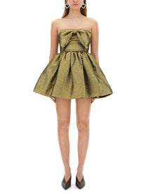 SELF-PORTRAIT - Self Portrait Metallic Jacquard Mini Dress - Woman-&gt;Clothing-&gt;Dresses