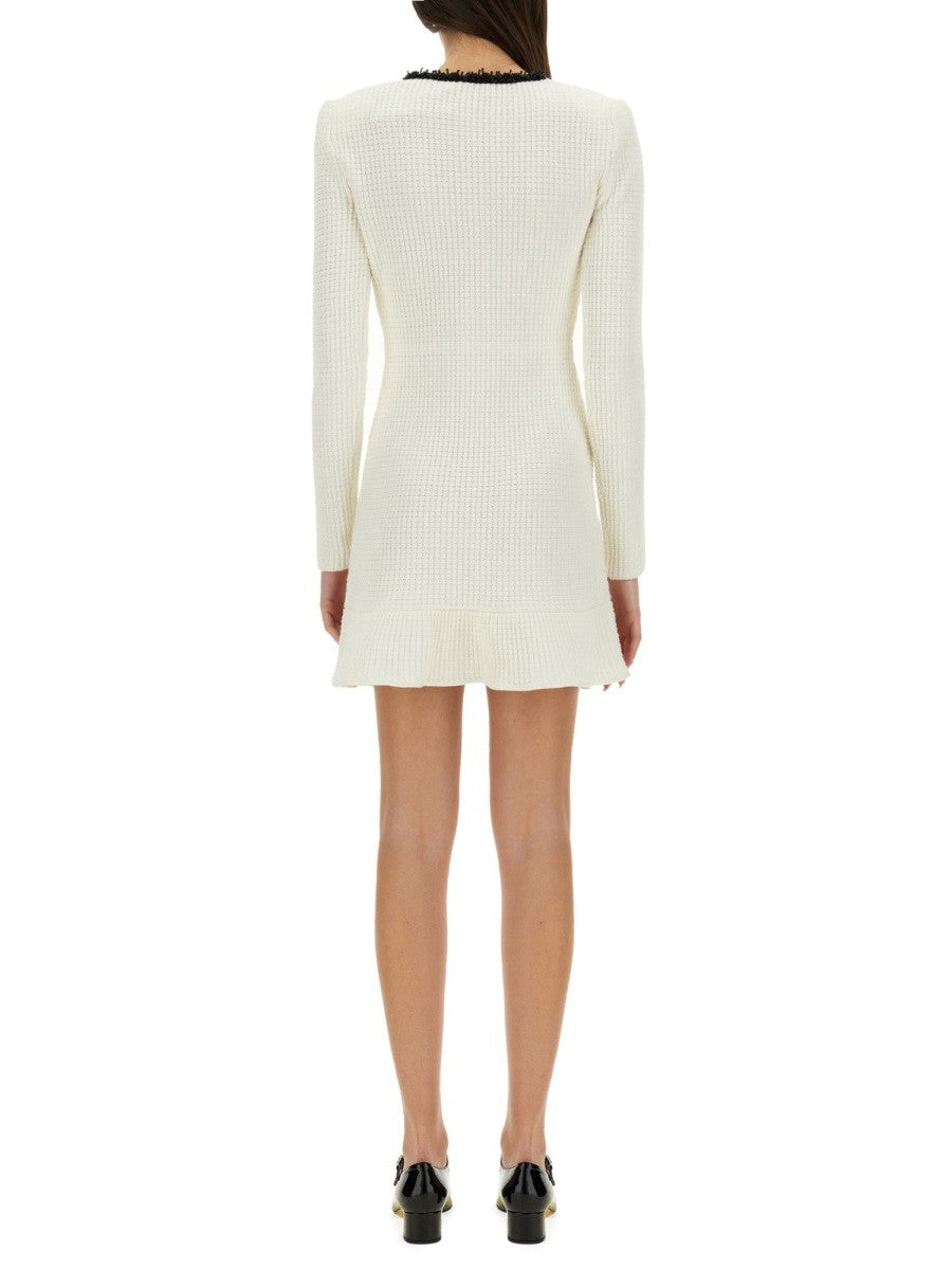 SELF-PORTRAIT - Self Portrait Beaded Knit Mini Dress - Woman-&gt;Clothing-&gt;Dresses
