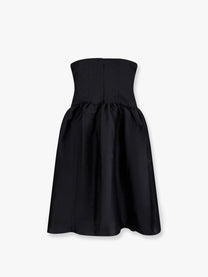 SELF PORTRAIT - Self Portrait Taffeta’ Décolleté Dress With Maxi Bow - Woman-&gt;Clothing-&gt;Dresses