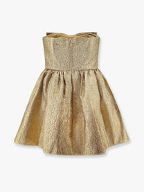 SELF PORTRAIT - Self Portrait Metallic Fibre Fabric Mini Dress - Woman-&gt;Clothing-&gt;Dresses