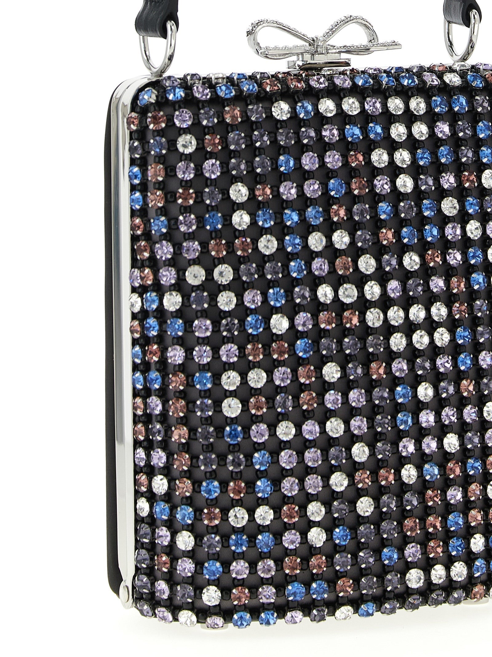 SELF PORTRAIT - SELF PORTRAIT - ’Multi Crystal Chainmail’ mini handbag - Women’s Bags