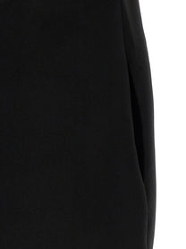 SELF PORTRAIT - SELF PORTRAIT - ’Black Crêpe Flower Mini’ dress - Women’s Clothing