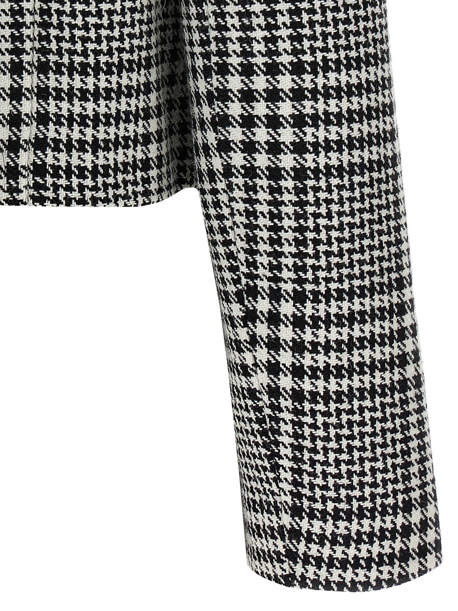 SELF PORTRAIT - SELF PORTRAIT - ’Houndstooth Crystal Trim’ blazer - Women’s Clothing