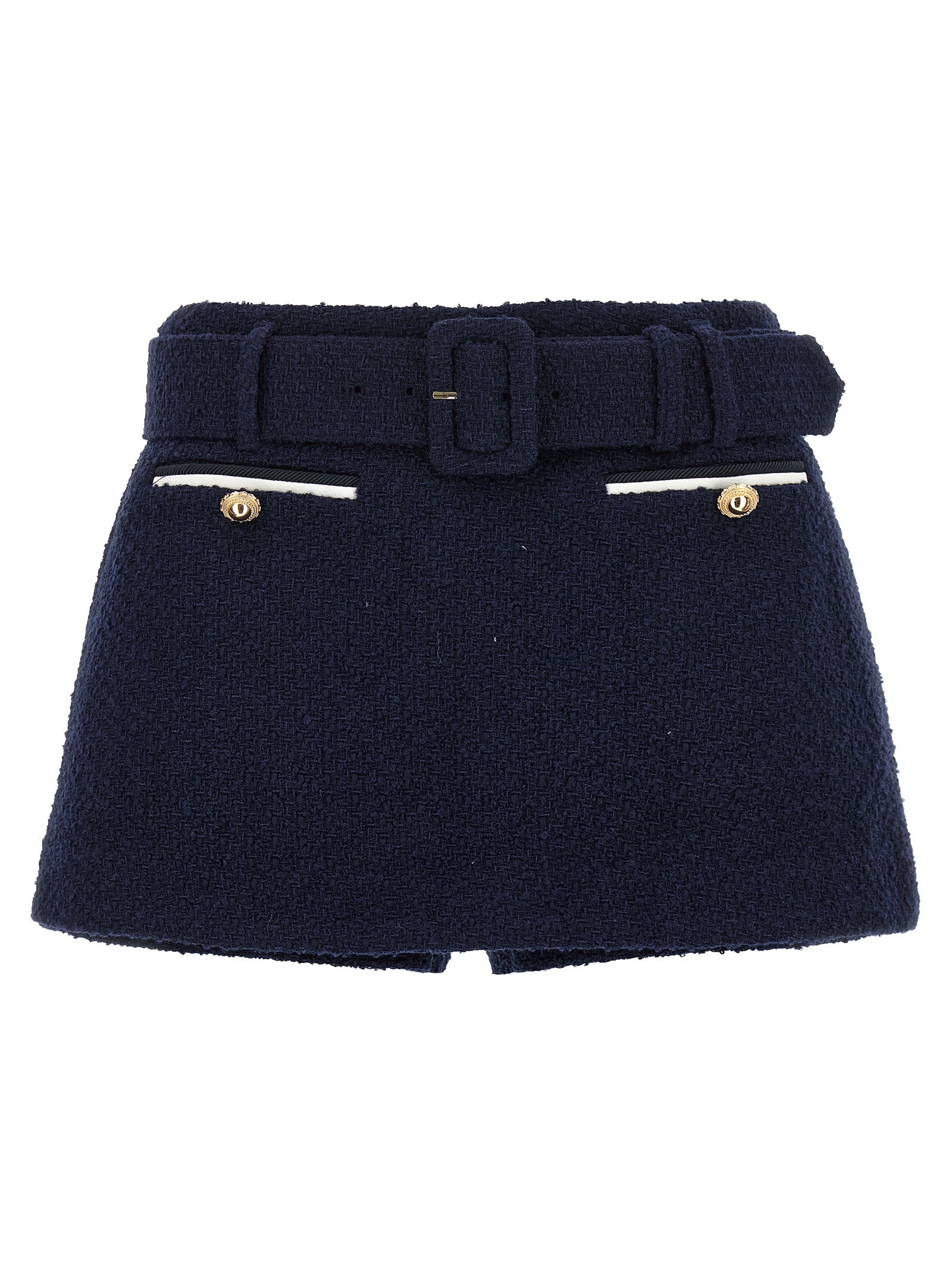 SELF PORTRAIT - SELF PORTRAIT - Bouclé wool skort - Women’s Clothing