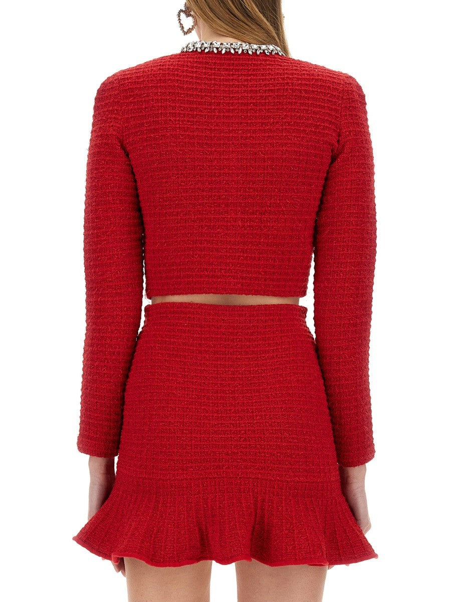 SELF-PORTRAIT - Self Portrait Textured Knit Cardigan - Woman-&gt;Clothing-&gt;Jackets