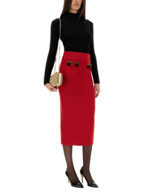 SELF-PORTRAIT - Self Portrait Knitted Midi Skirt - Woman-&gt;Clothing-&gt;Skirts