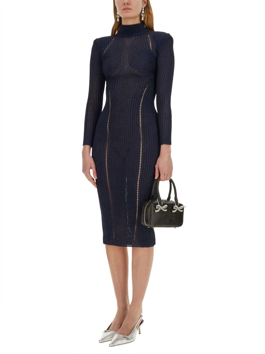 SELF-PORTRAIT - Self Portrait Lurex Knit Maxi Dress - Woman-&gt;Clothing-&gt;Dresses