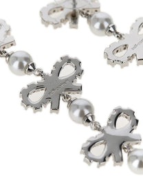 SELF PORTRAIT - SELF PORTRAIT - ’Micro Bow Pearl Tiered’ earrings - Women’s Accessories