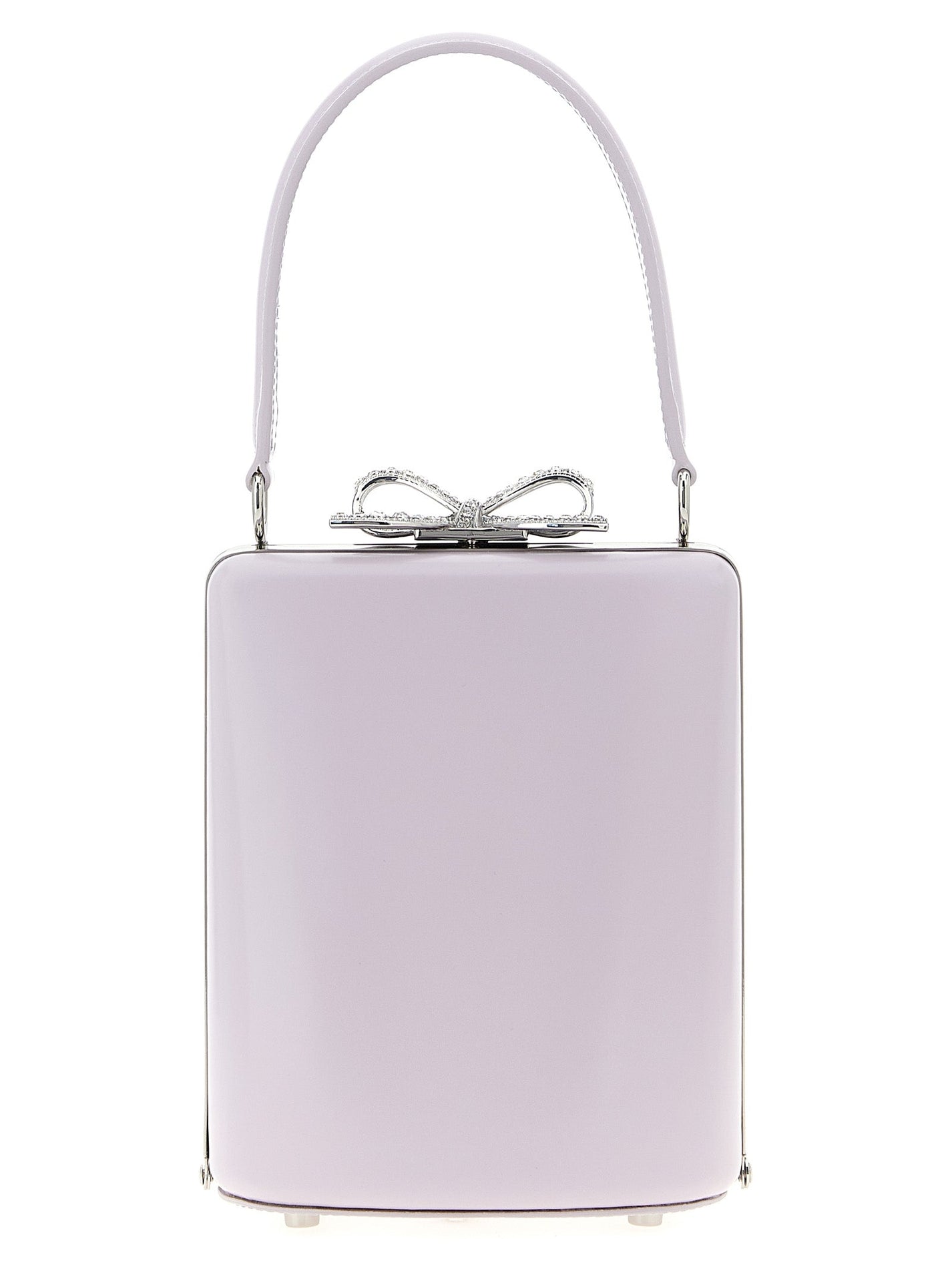 SELF PORTRAIT - SELF PORTRAIT - ’Lilac leather mini bow’ handbag - Women’s Bags
