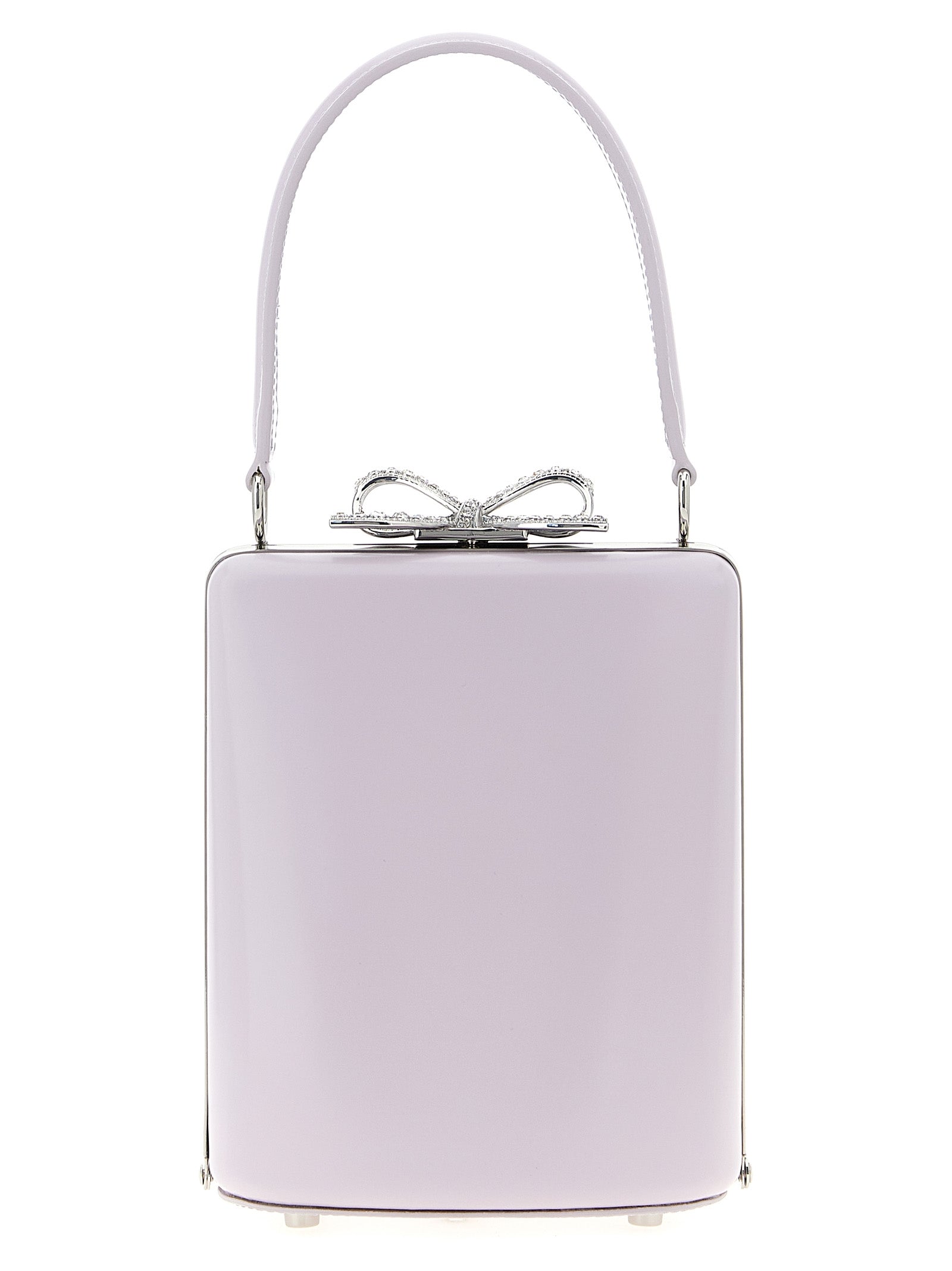 SELF PORTRAIT - SELF PORTRAIT - ’Lilac leather mini bow’ handbag - Women’s Bags