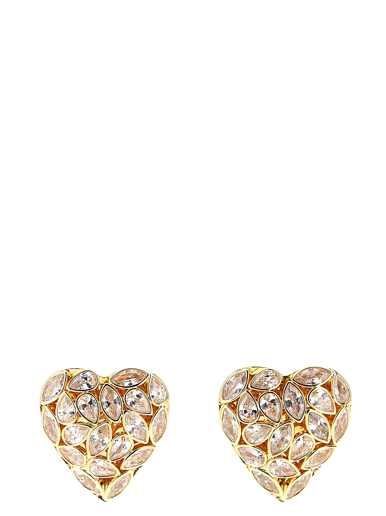SELF PORTRAIT - SELF PORTRAIT - ’Embellished Heart’ earrings - Women’s Accessories