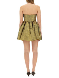 SELF-PORTRAIT - Self Portrait Metallic Jacquard Mini Dress - Woman-&gt;Clothing-&gt;Dresses