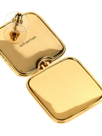 SELF PORTRAIT - SELF PORTRAIT - ’Mottled Gold Pearl Tiered’ earrings - Women’s Accessories