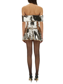 SELF-PORTRAIT - Self Portrait Mini Dress With Sequins - Woman-&gt;Clothing-&gt;Dresses