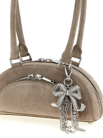 SELF PORTRAIT - SELF PORTRAIT - ’Suede mini with charm’ shoulder bag - Women’s Bags
