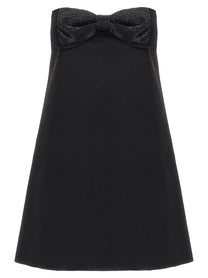 SELF PORTRAIT - SELF PORTRAIT - ’Black Crepe Bandeau Mini’ dress - Women’s Clothing