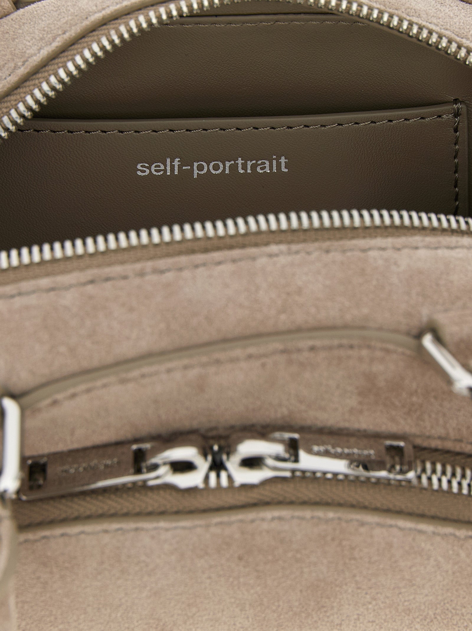 SELF PORTRAIT - SELF PORTRAIT - ’Suede mini with charm’ shoulder bag - Women’s Bags