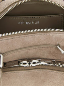 SELF PORTRAIT - SELF PORTRAIT - ’Suede mini with charm’ shoulder bag - Women’s Bags