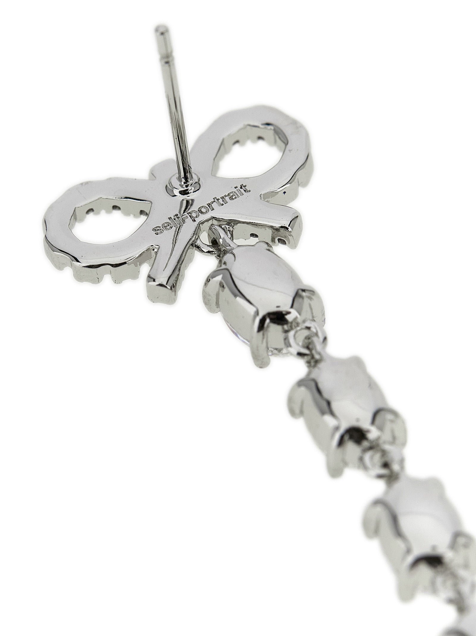 SELF PORTRAIT - SELF PORTRAIT - ’Bow Pearl Droplet’ earrings - Women’s Accessories