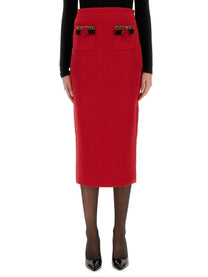 SELF-PORTRAIT - Self Portrait Knitted Midi Skirt - Woman-&gt;Clothing-&gt;Skirts