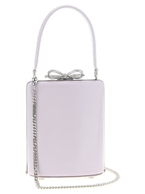 SELF PORTRAIT - SELF PORTRAIT - ’Lilac leather mini bow’ handbag - Women’s Bags