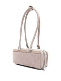 Self-Portrait - Self-Portrait suede baguette shoulder bag - Shoulder