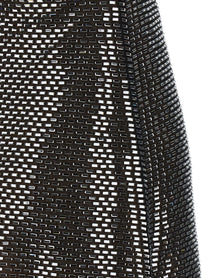 SELF PORTRAIT - SELF PORTRAIT - ’Gunmetal Rhinestone Mesh Mini’ dress - Women’s Clothing