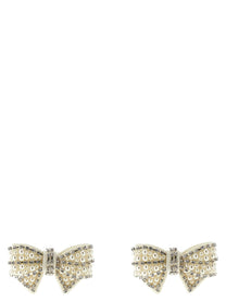 SELF PORTRAIT - SELF PORTRAIT - ’Pearl Satin Bow’ earrings - Women’s Accessories