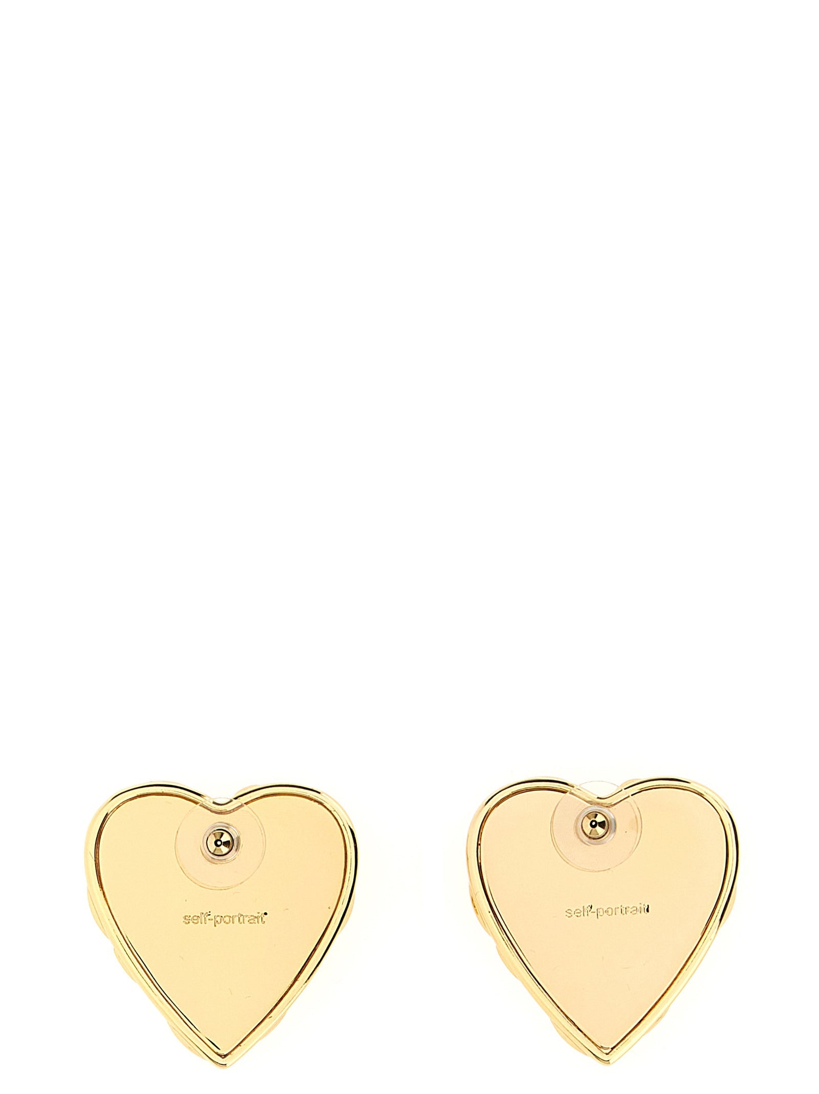 SELF PORTRAIT - SELF PORTRAIT - ’Embellished Heart’ earrings - Women’s Accessories
