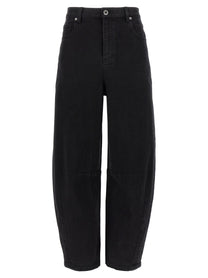 SELF PORTRAIT - SELF PORTRAIT - ’Black Barrel Leg’ jeans - Women’s Clothing