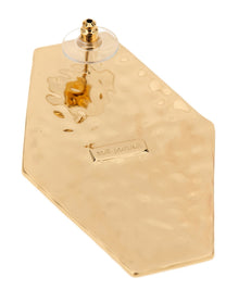 SELF PORTRAIT - SELF PORTRAIT - ’Large Hammered Gold Pearl’ earrings - Women’s Accessories