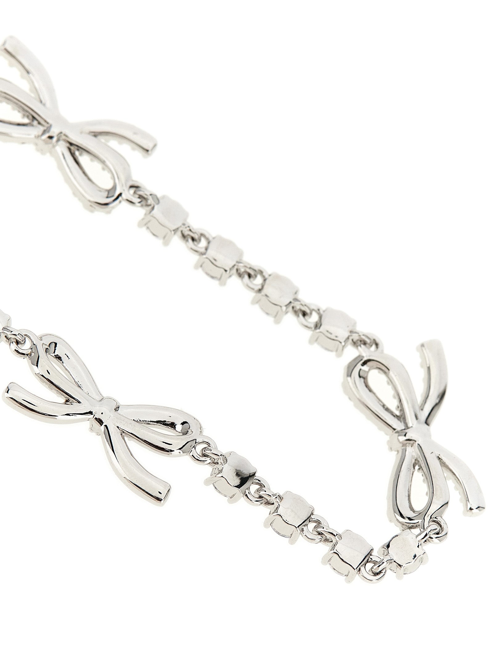 SELF PORTRAIT - SELF PORTRAIT - ’Crystal Bow’ necklace - Women’s Accessories