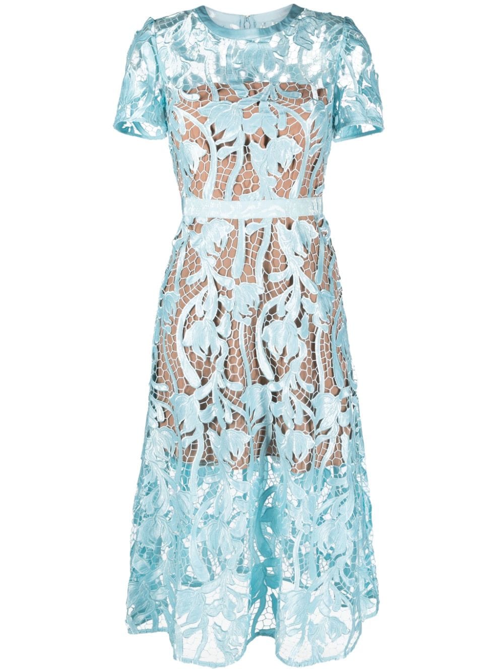 Self-Portrait - Self-portrait Dresses Clear Blue - Dresses