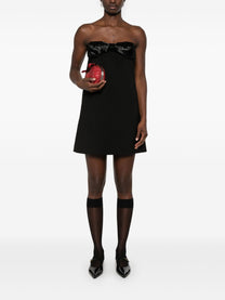 Self-Portrait - Self-Portrait crepe bandeau mini dress - Dresses