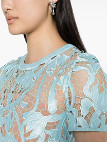 Self-Portrait - Self-portrait Dresses Clear Blue - Dresses