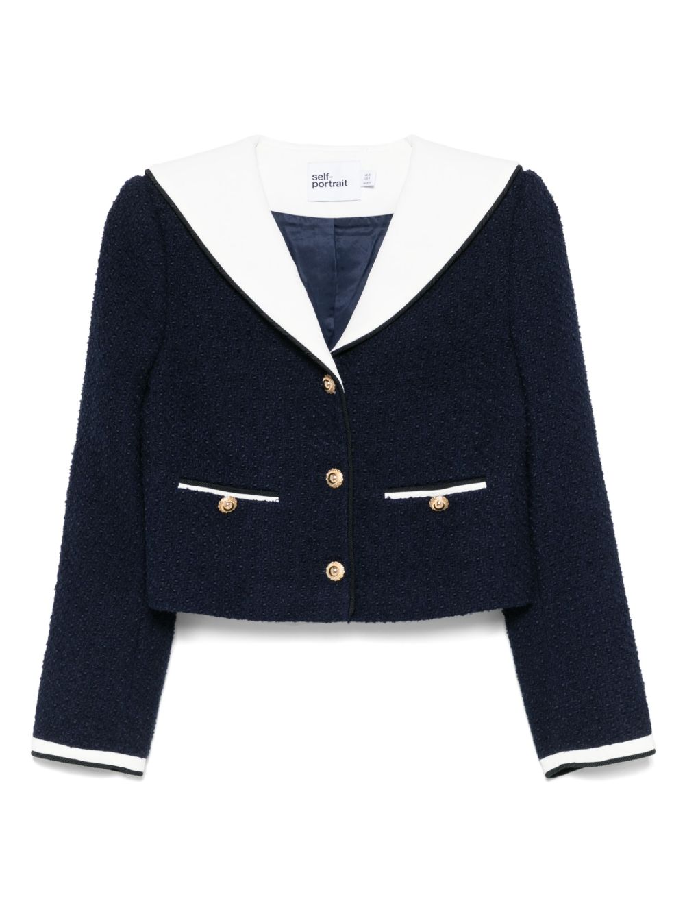 Self-Portrait - Self-portrait Jackets Blue - Jackets