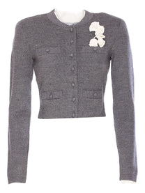 Self-Portrait - Self-portrait Sweaters Grey - Topwear