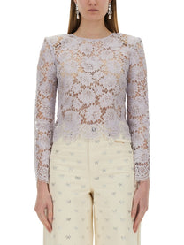 SELF-PORTRAIT - Self Portrait Lace Top - Woman-&gt;Clothing-&gt;Tops