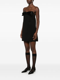 Self-Portrait - Self-Portrait crepe bandeau mini dress - Dresses