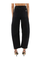 self-portrait Women's Barrel Leg Jeans Black, view 3