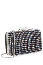 self-portrait Women's Crystal Chainmail Clutch Bag Multicolor, view 2