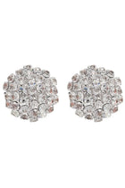 self-portrait Women's Crystal Flower Earrings Silver