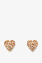 self-portrait Women's Gold Brass Earrings Gold