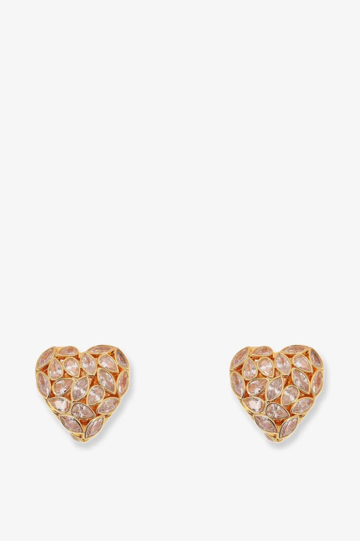 self-portrait Women's Gold Brass Earrings Gold