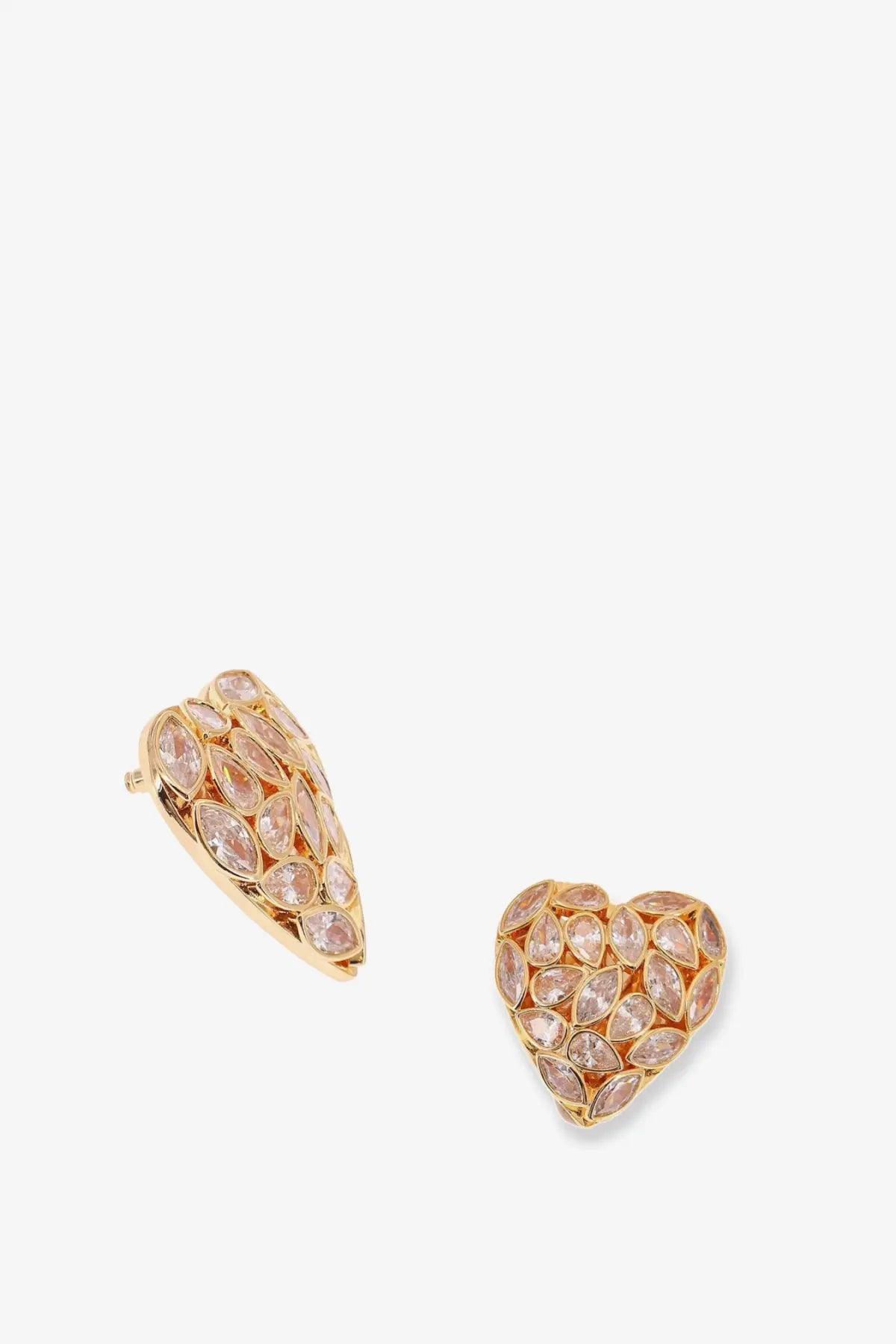 self-portrait Women's Gold Brass Earrings Gold, view 2