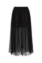 self-portrait Women's Lace Midi Skirt Black, view 2