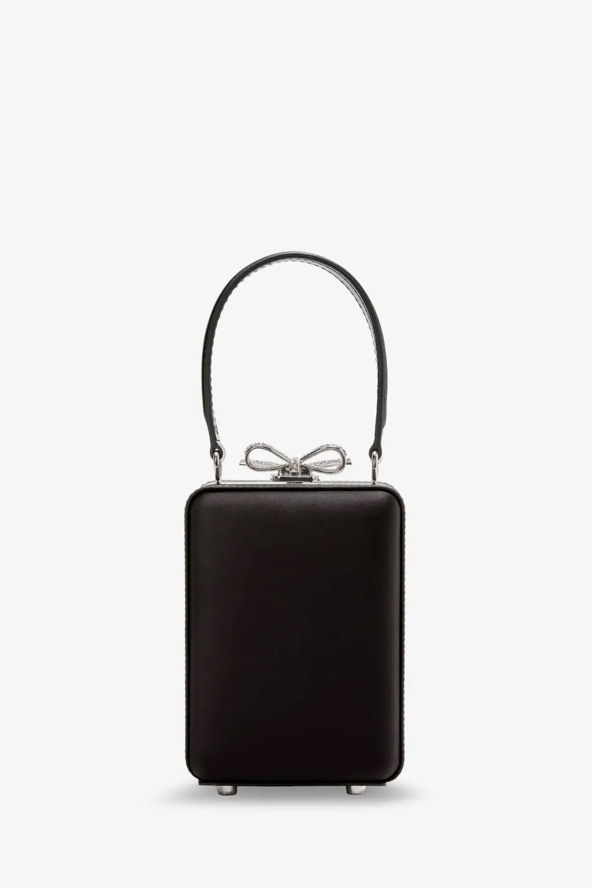self-portrait Women's Satin Shoulder Bag Black, view 2